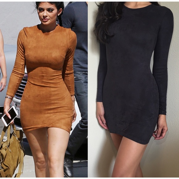 Boutique Dresses & Skirts - "Midnight In Paris Suede Mini"