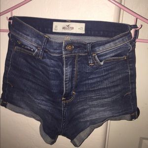 Hollister High Waisted Denim Shorts