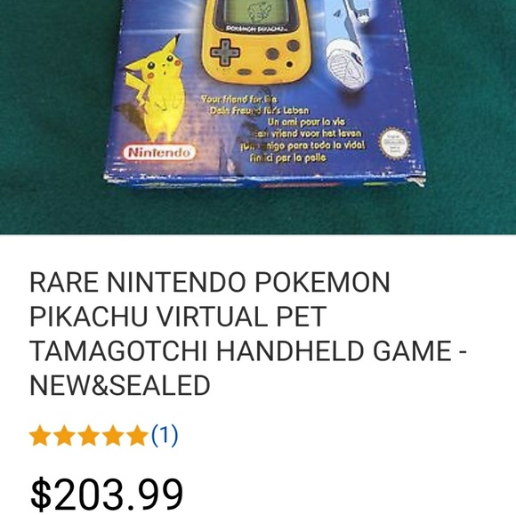 Rare Vintage Pokemon Pikachu Tamagotchi - Picture 4 of 4