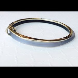 Lucite and Gold Cuff Bracelet