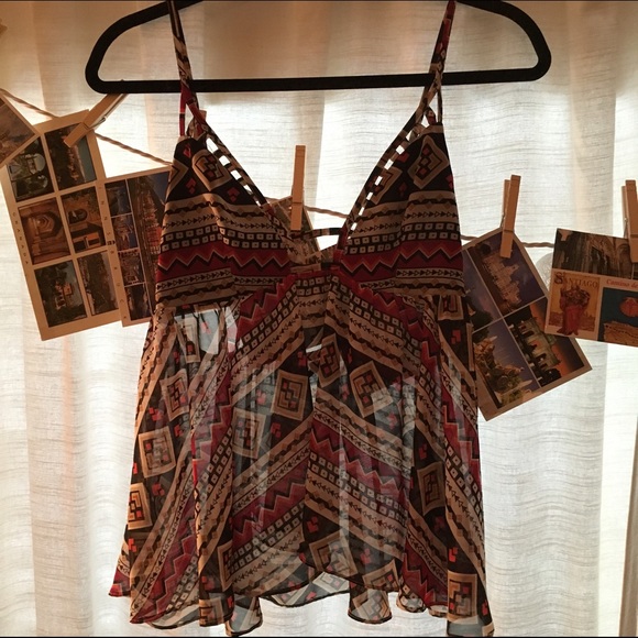 LF Sheer Aztec Millau Top
