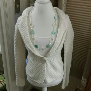 👸 White House Black Market Small Sweater Cardigan