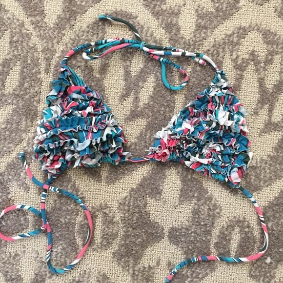 San Lorenzo bathing suit top Ruffles