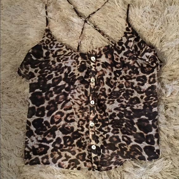Cute Leopard Print Top