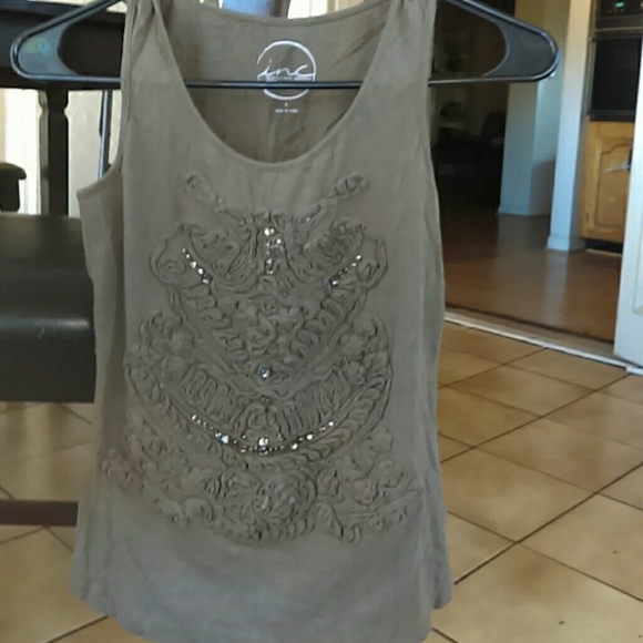 Army green studded tank