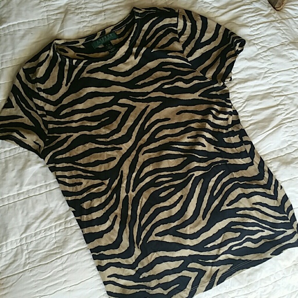 Ralph Lauren  animal print petite medium