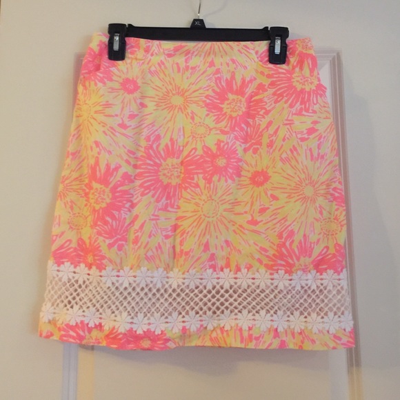 Lilly Pulitzer Korrie Sunkissed Glow Skirt Floral