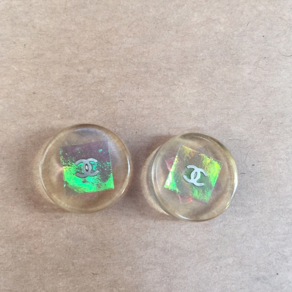 CHANEL Jewelry - Authentic vintage Chanel earrings jewelry hologram