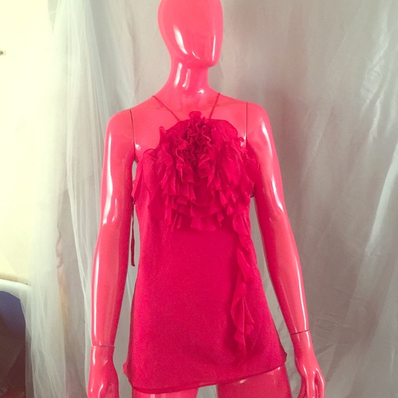 BCBG maxazria red top