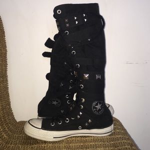 Converse All Star knee high sneaker/boot
