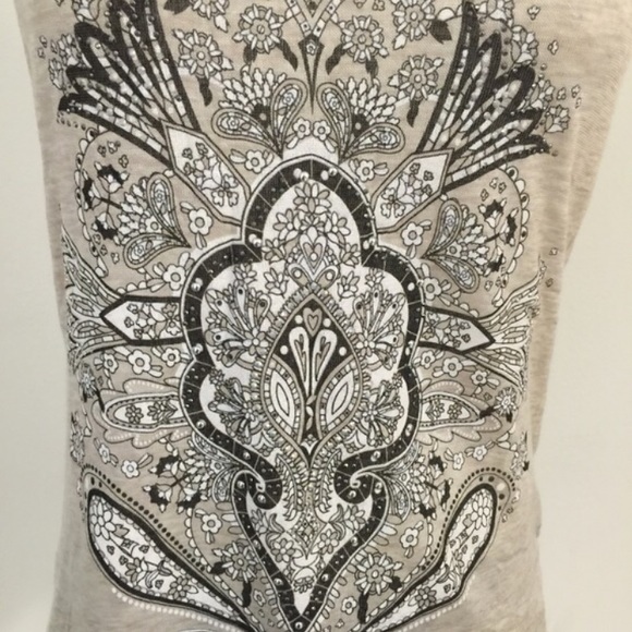 NWT Cream Boho Tank - Picture 2 of 4