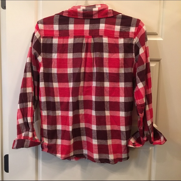 Red flannel top - Picture 2 of 3