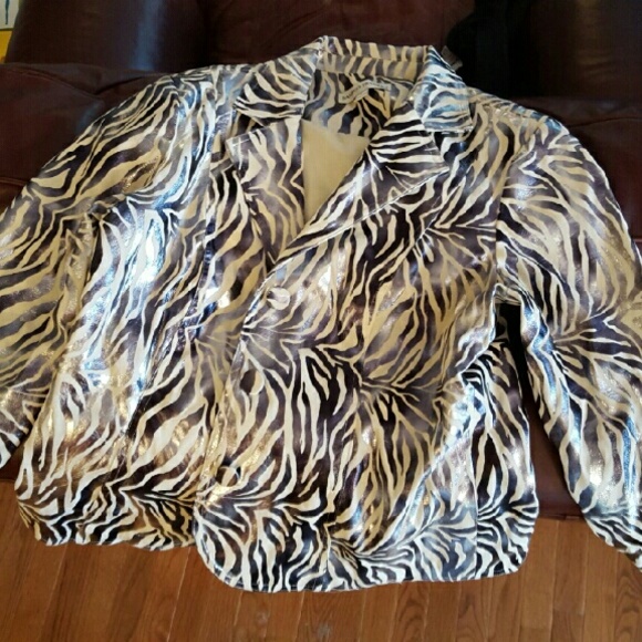 Zebra blazer
