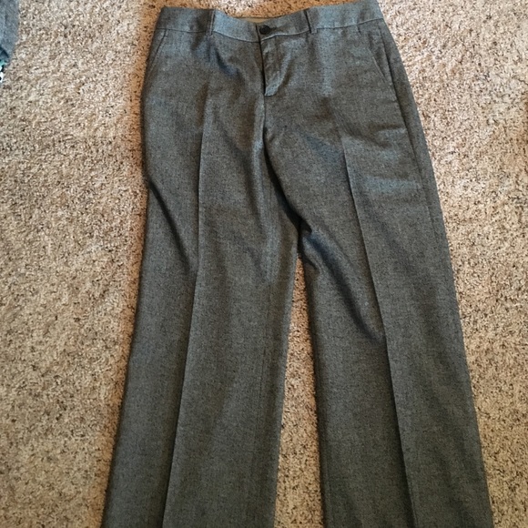 Black and white trouser pants.