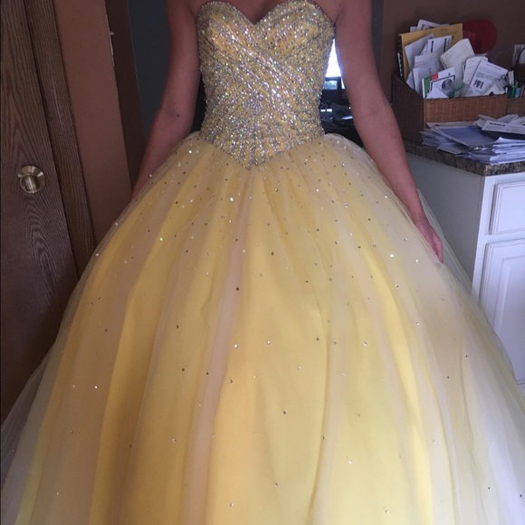 ballgown prom dress