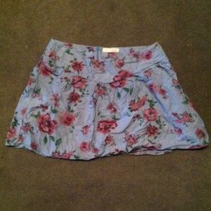 Cute flower pattern skirt
