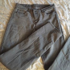 NY&Co Grey Stretch Super Skinny Jeans