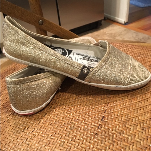 ROCK & CANDY GOLD SPARKLE SLIP ON