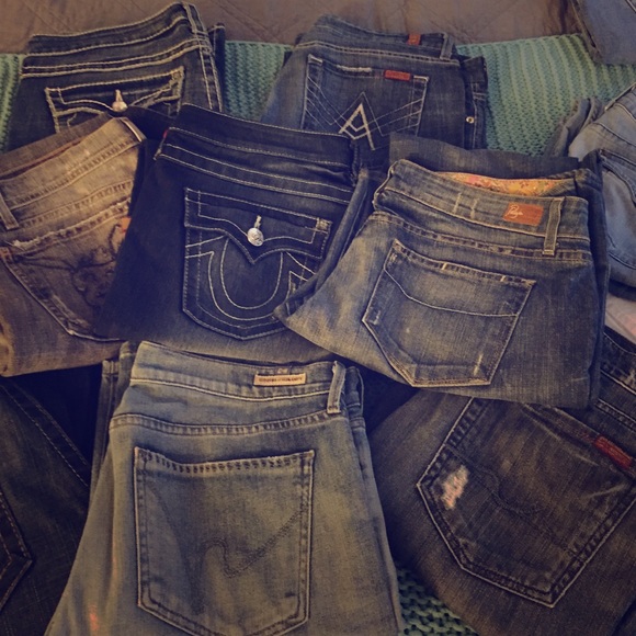 7 for all mankind mid-rise boot cut Jeans