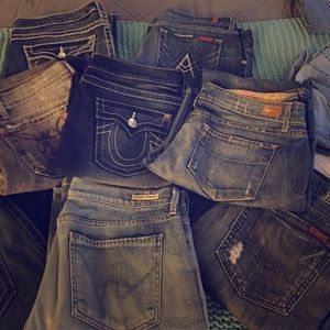 7 for all mankind mid-rise boot cut Jeans