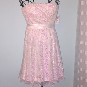 Delias strapless sequin dress