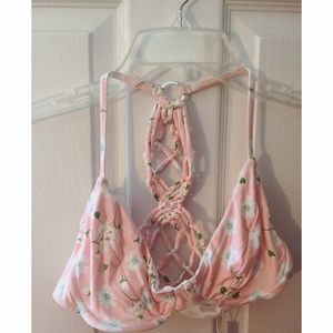 Frankie's pansies bikini top