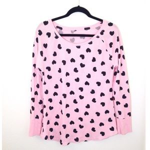 NWOT Thermal Long Sleeve Heart Tee!