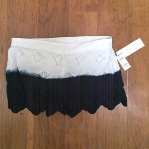 cotton dip dye blue patrons of peace shorts