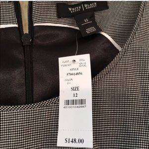 Gray and White Sheath Dress NWOT