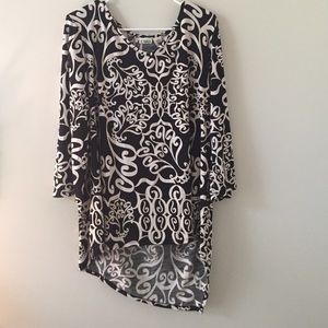 Cato black and white blouse
