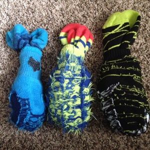 3 pairs of dirt biking/quading/motocross socks