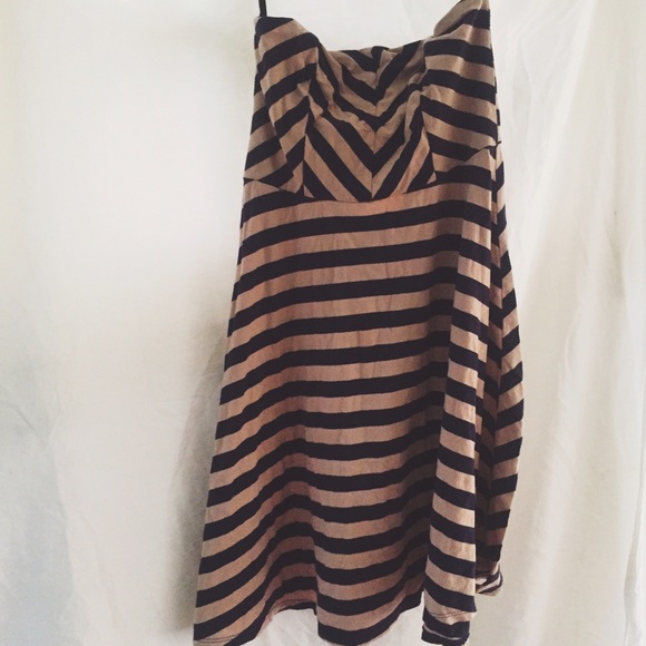 Strapless summer dress