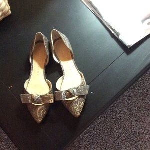 Ivan's Trump bow flats. $15 Leather soles.