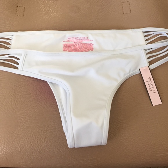 VS white bikini bottom