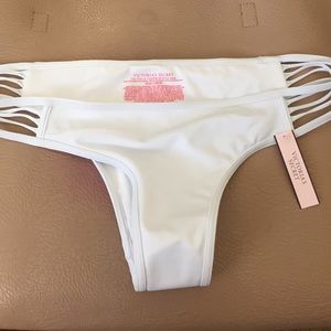 VS white bikini bottom