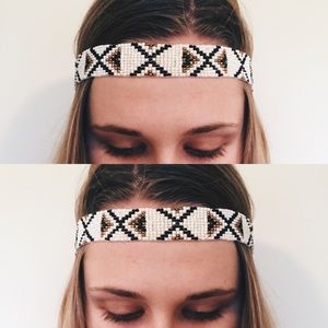 Boho Beaded Headband