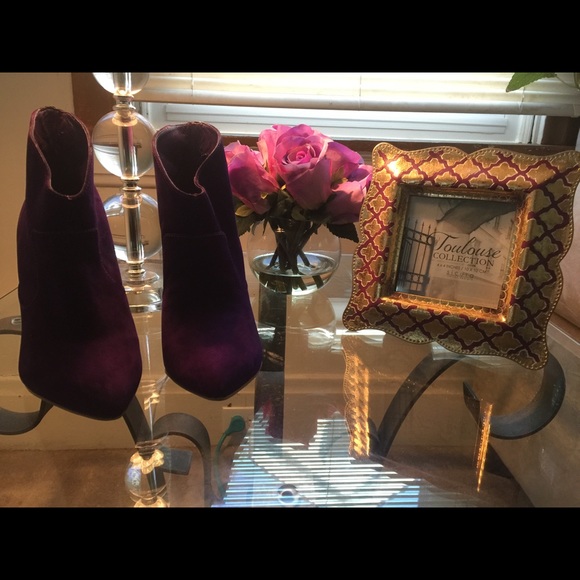 Steven by Steve Madden Purple Ankle Boots