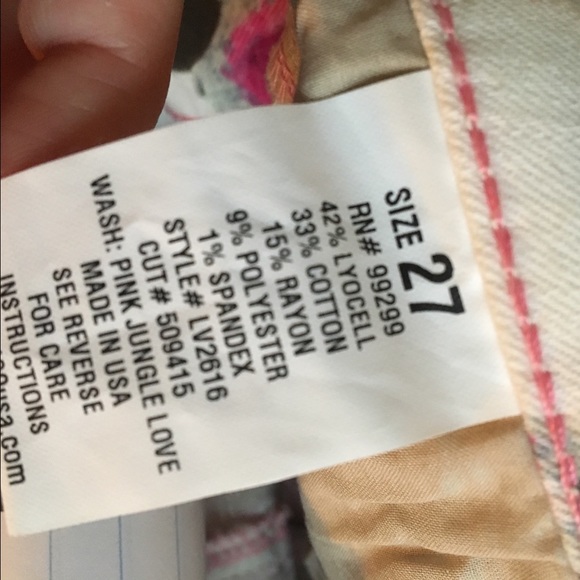 Flower print skinny denim - Picture 2 of 2