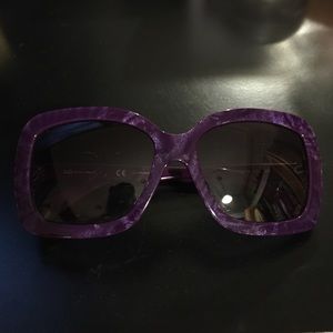 Purple D&G sunglasses
