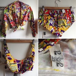 ✨VINTAGE✨ 3 piece 60s bikini set - AMAZING! 💲⬇️‼️