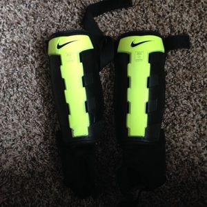 Nike soccer shin guards.
