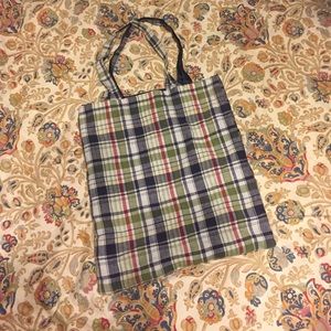 Plaid bag