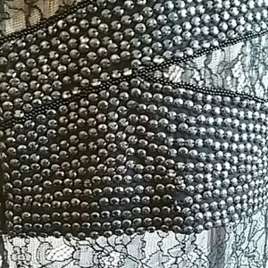 HAUTE HIPPIE BEADED SKIRT