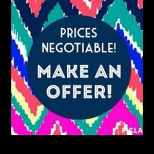 Please make me an offer if you would like an item.