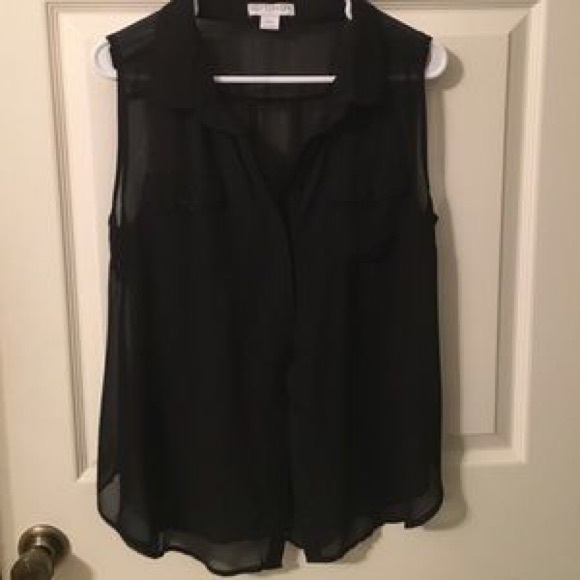 💥SALE💥Cotton On Black Sheer Top