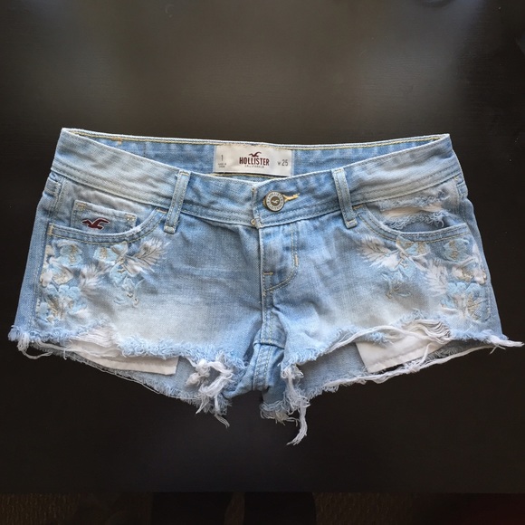 Denim Hollister Shorts