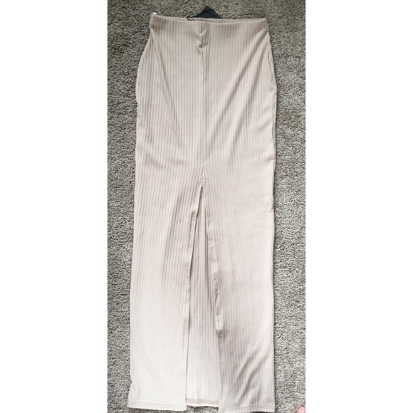 Missguided long slit skirt