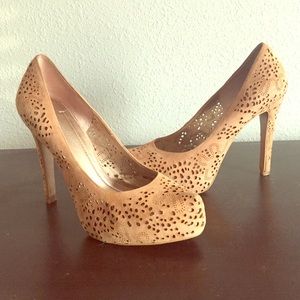 Tan BCBG Heels
