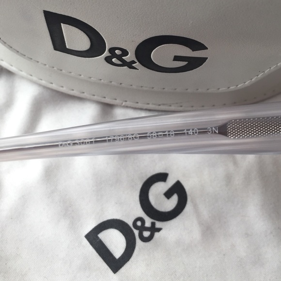 Authentic D&G White Sunnies main image 4