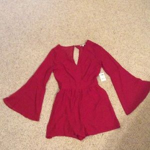 Red romper